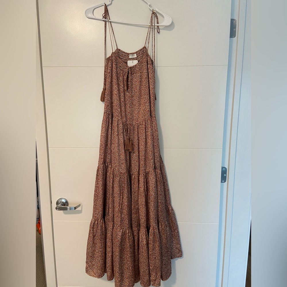 Small Toria Leopard Print Maxi Dress (new with tag)